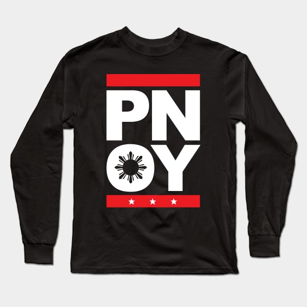 Filipino - Pnoy (Pinoy) Long Sleeve T-Shirt by Design_Lawrence